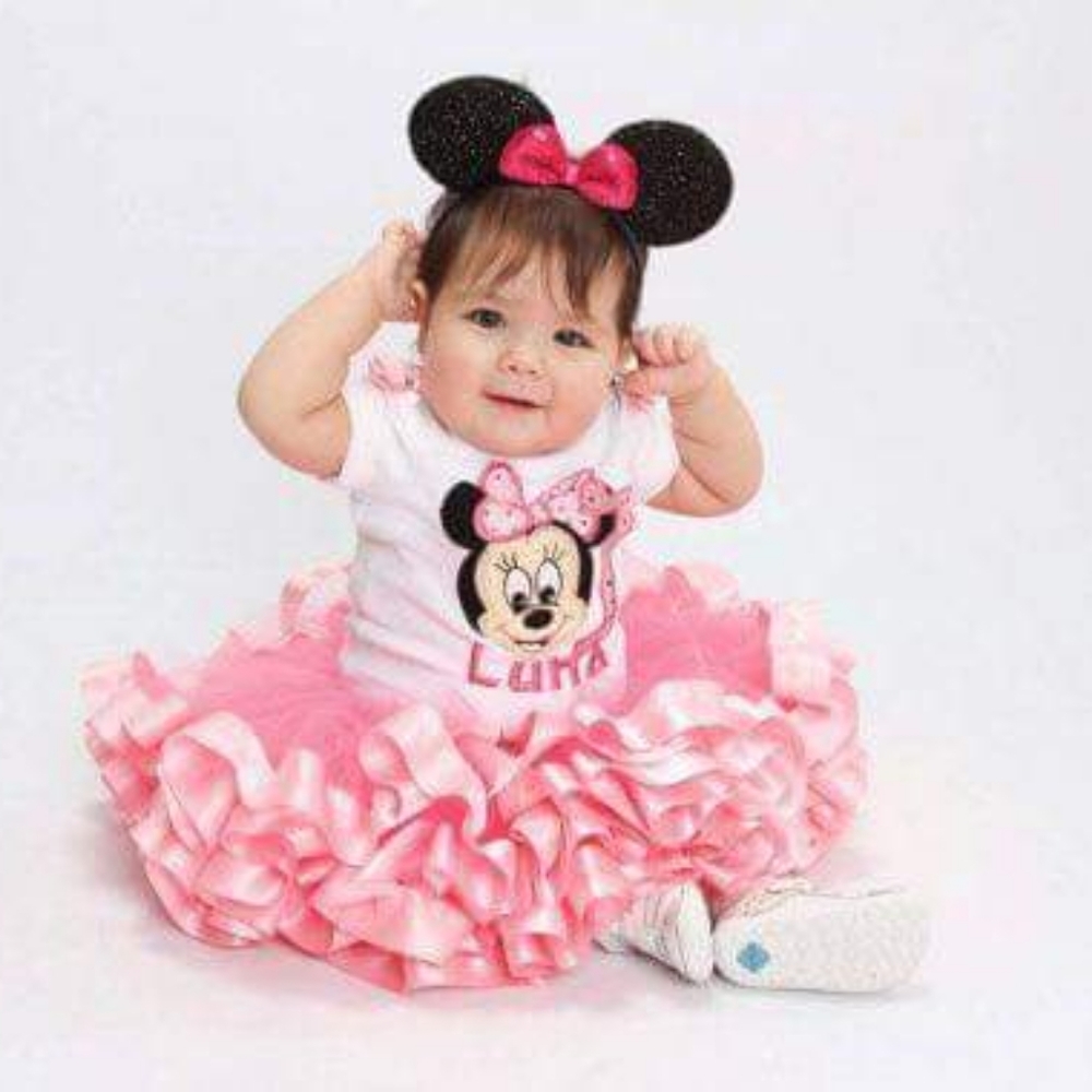Minnie mouse tutu set,  birthday outfit , shirt
